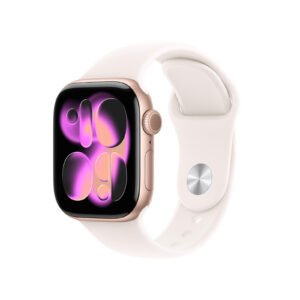 Apple Watch Series 11 GPS + Cellular 42 mm Aluminium Or rose Bracelet Sport Rose M/L